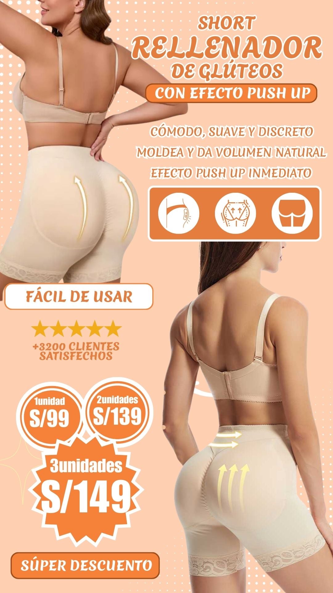 Short Levanta Glúteos